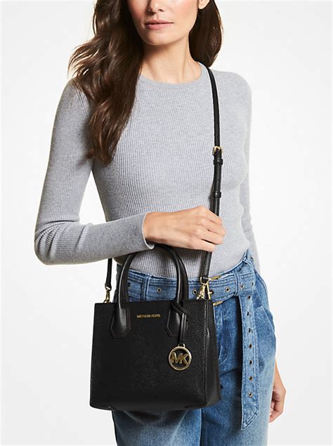 michael kors brooke medium pebbled leather shoulder bag reviews|mercer extra small pebbled leather.